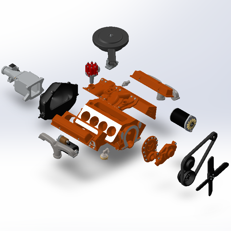 SBC 383 Stroker Engine Kit