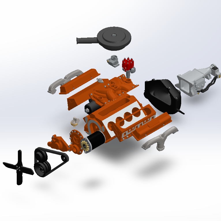 SBC 383 Stroker Engine Kit