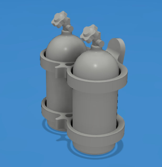Nitrous Tanks and Brackets - image 2