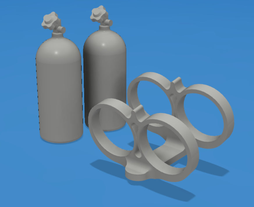 Nitrous Tanks and Brackets - image 5
