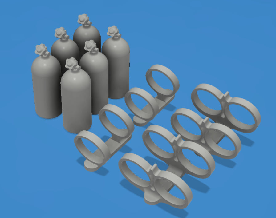 Nitrous Tanks and Brackets - image 3