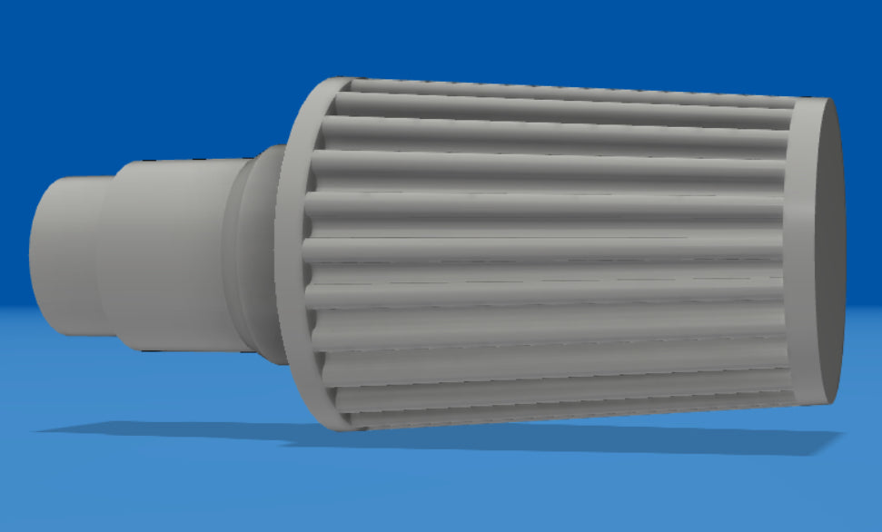 Straight Cold Air Intake - 1/24 Scale 1/25 Scale - image 2