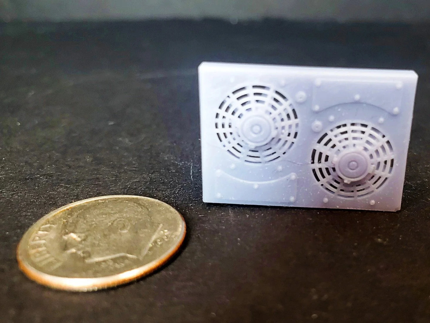 Electric Radiator Fans - Dual - 1/25 Scale Engine Parts