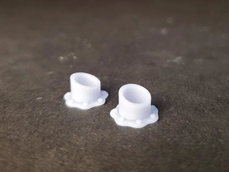 Fender Exit Exhaust (Pair) - 1/25 Scale Drag Racing Parts