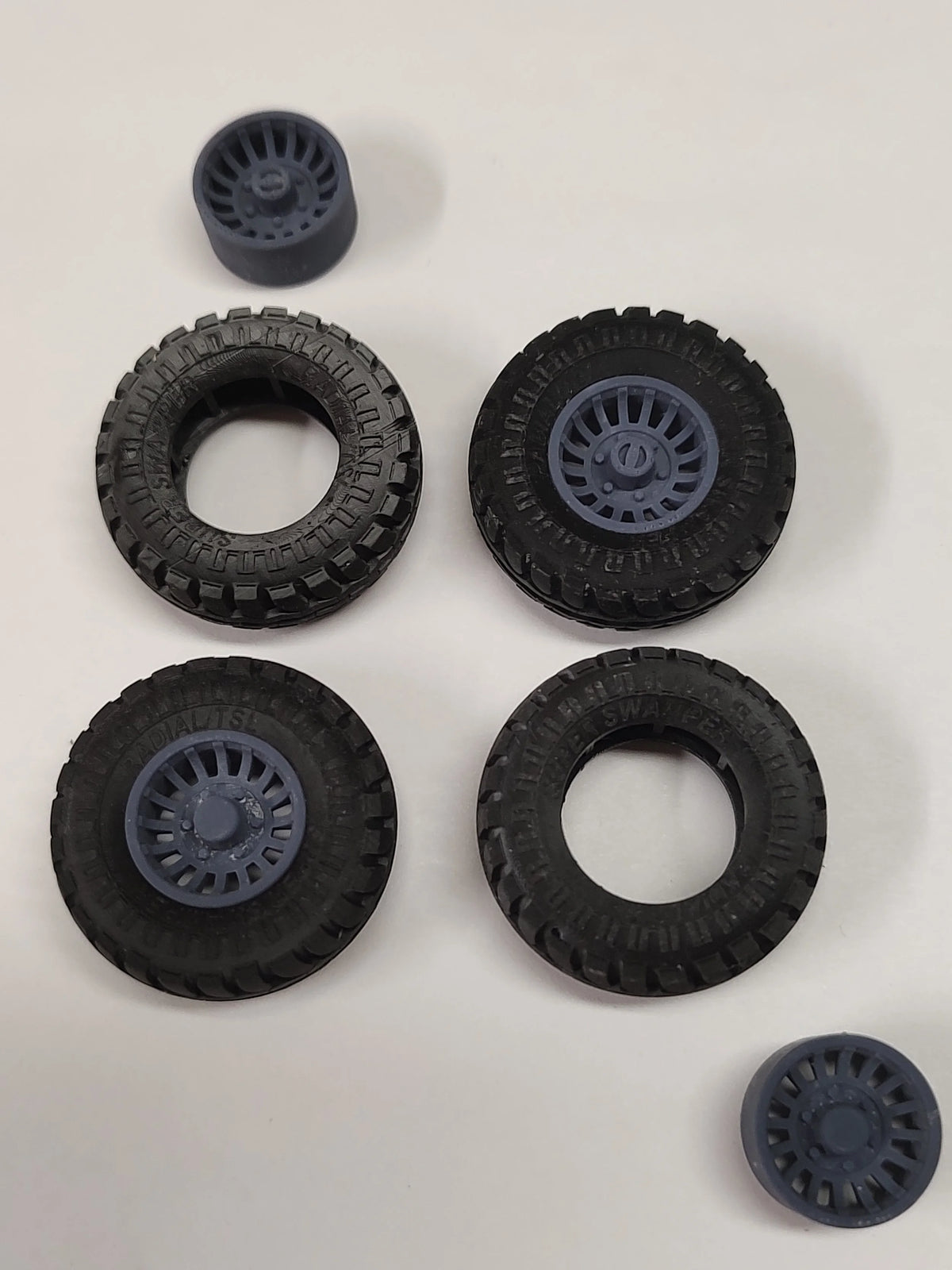 Super Swamper Radial TSL with Turbine Wheels - 1/25 Scale Wheels and Tires