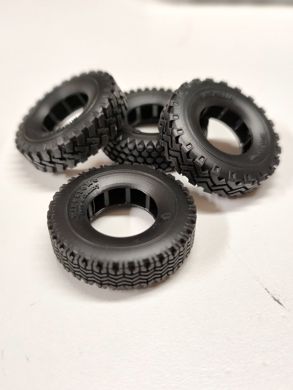 Vintage Offroad/Truck Tires (4 styles) - 1/25 Scale Wheels and Tires