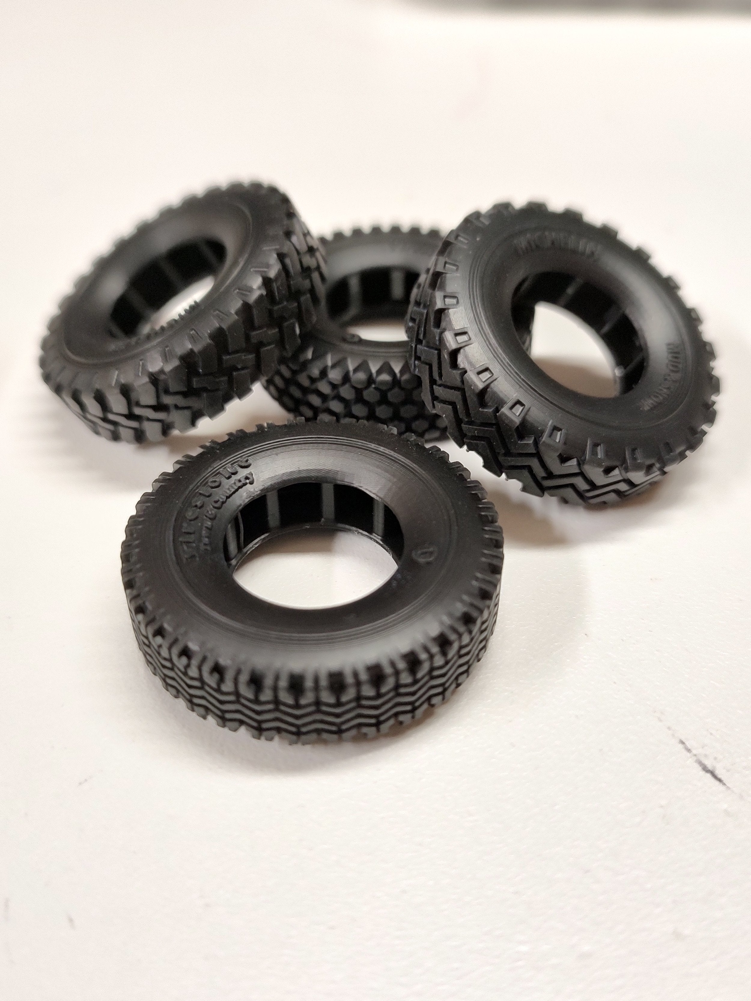 Vintage Offroad/Truck Tires (4 styles) - 1/25 Scale Wheels and Tires