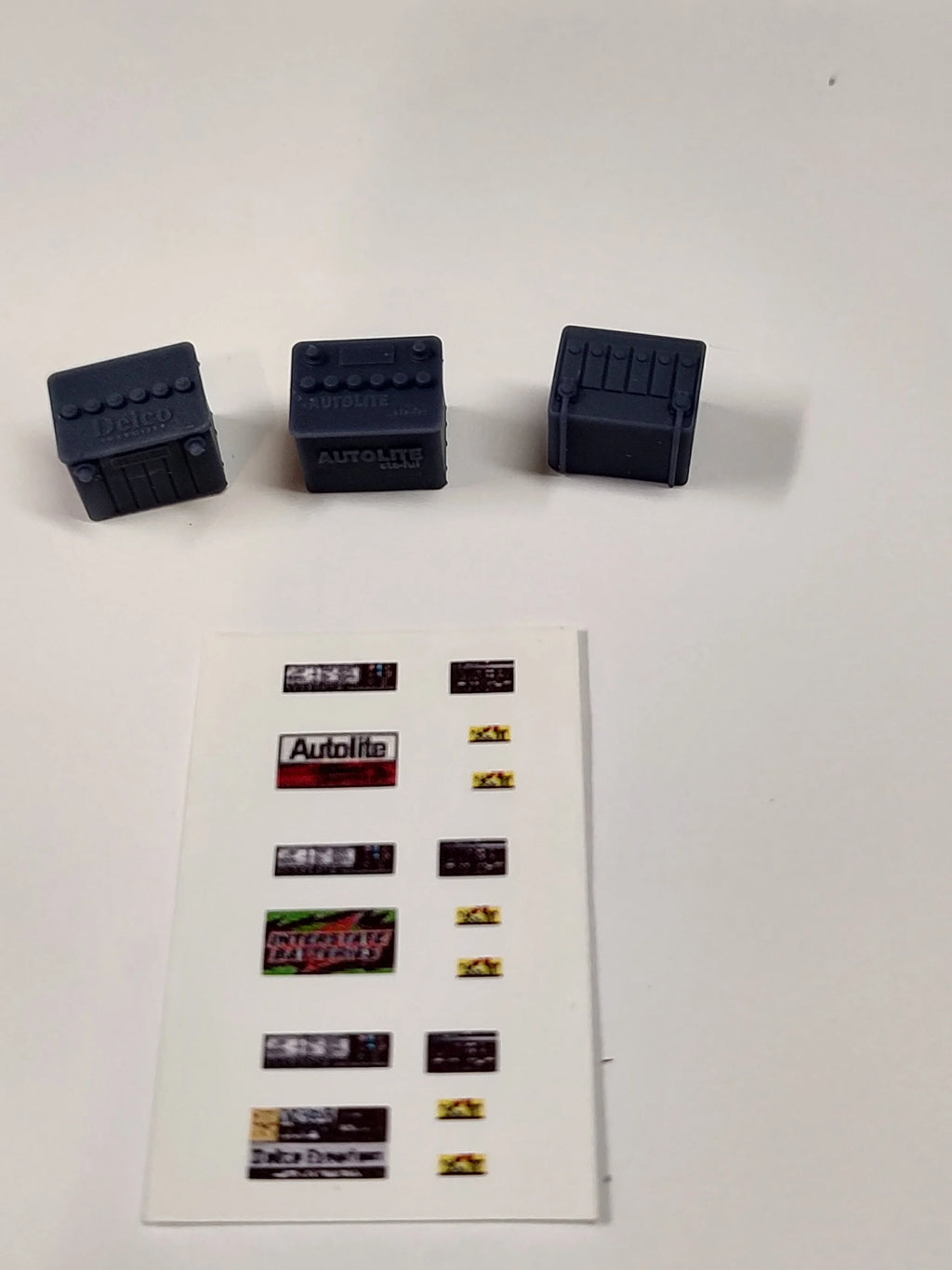 3 piece 12 Volt Battery Pack - 1/25 Scale Engine Parts