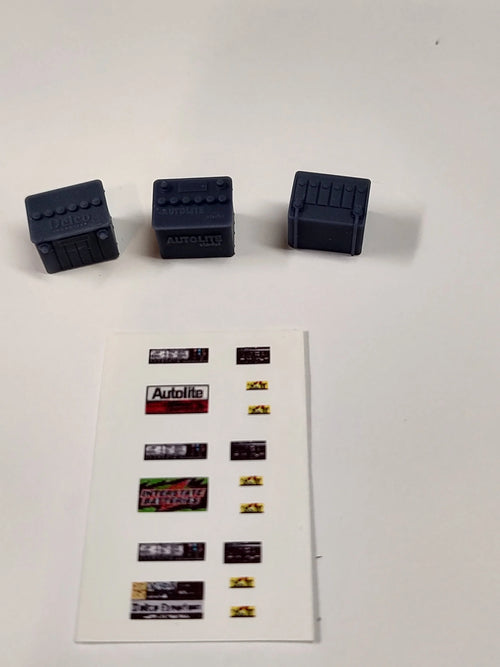 3 piece 12 Volt Battery Pack - 1/25 Scale Engine Parts