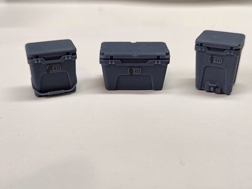 3 pc Cooler Kits - 1/25 Scale Diorama, Garage and Tools