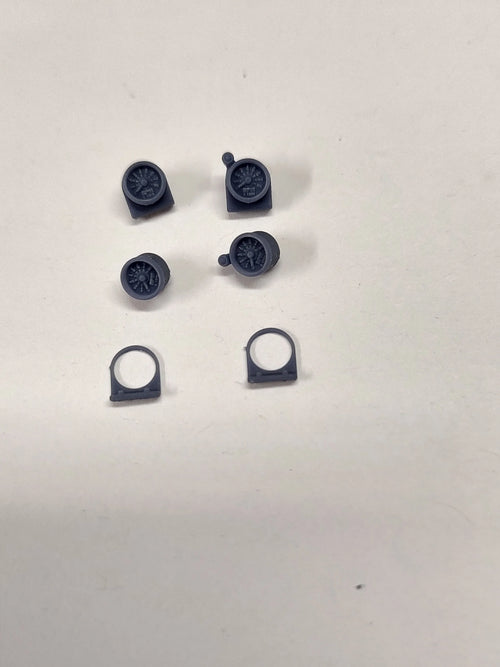 6 pc Tachometer Pack - 1/25 Scale Drag Racing Parts