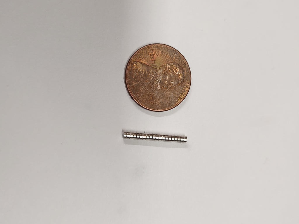 Small Rare Earth Magnets 2x1 (pack of 20) - image 2