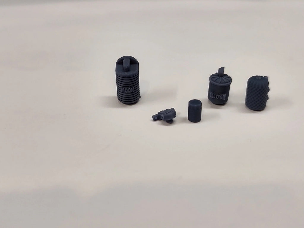 Hot Rod Style Remote Oil Filters and Fittings - 1/25 Scale Engine Parts