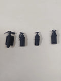 Vintage Fire Extinguishers and Holders - 1/25 Scale Drag Racing Parts