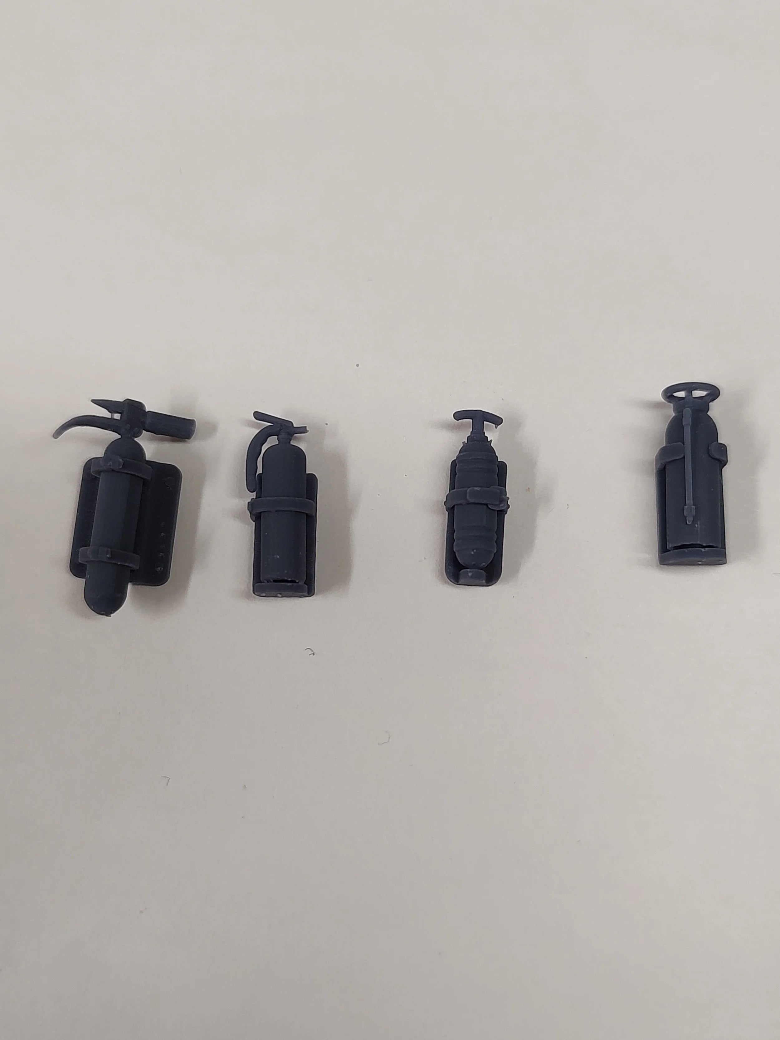 Vintage Fire Extinguishers and Holders - 1/25 Scale Drag Racing Parts