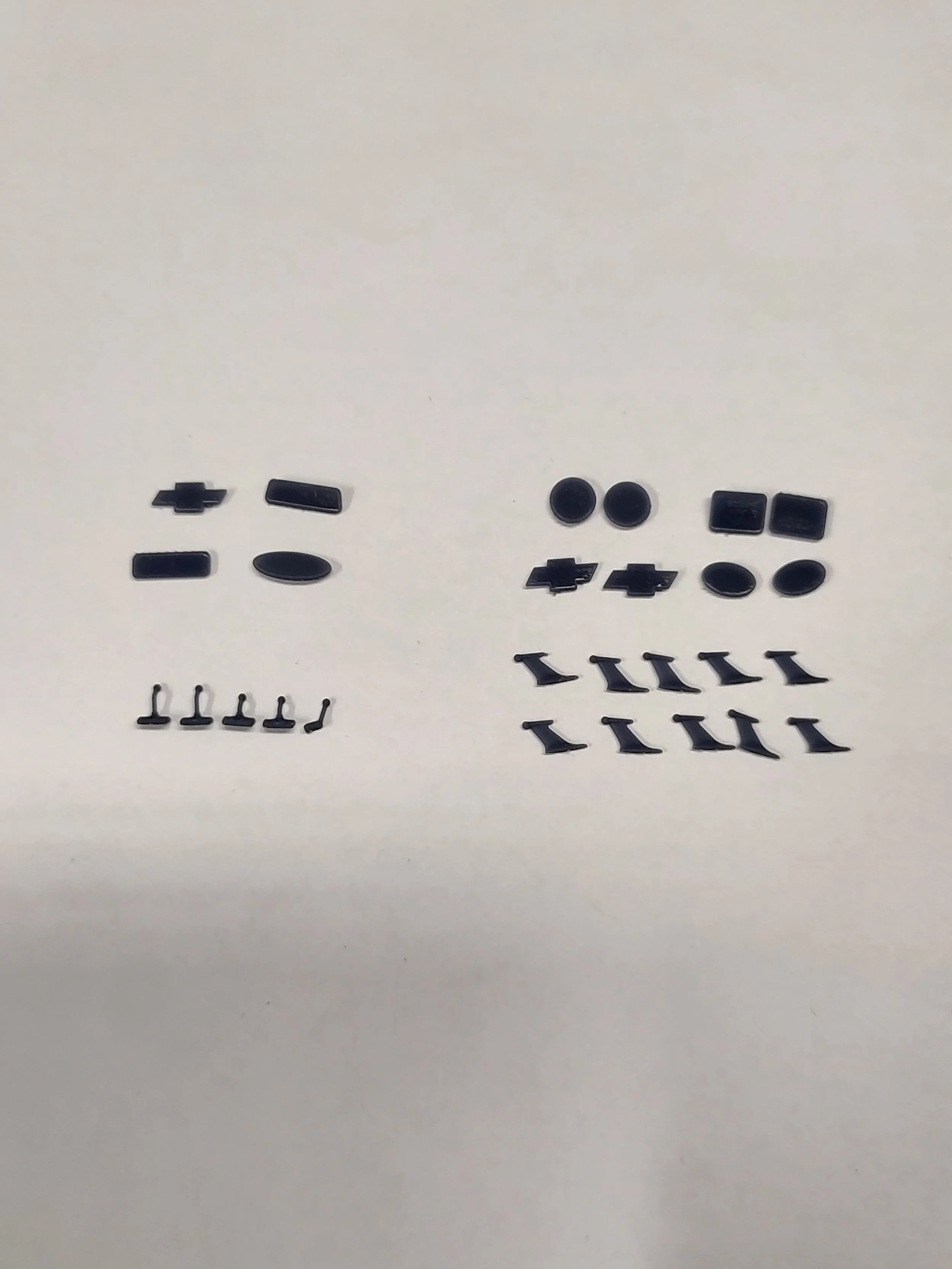 Side View and Rear View Mirrors - 1/25 Scale Body Parts
