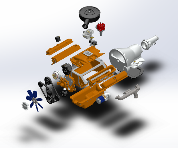 Small Block Mopar Stock Engine Kit (3 Versions available)