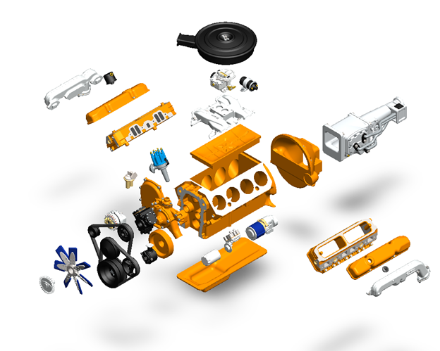 Big Block Mopar Performance Engine Kit
