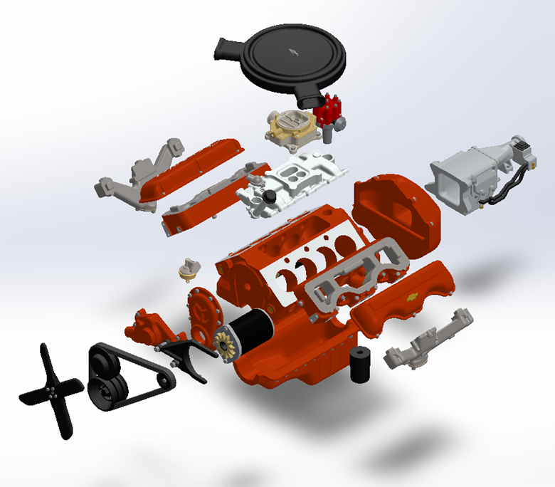 Chevy 409 HotRod Engine Kit