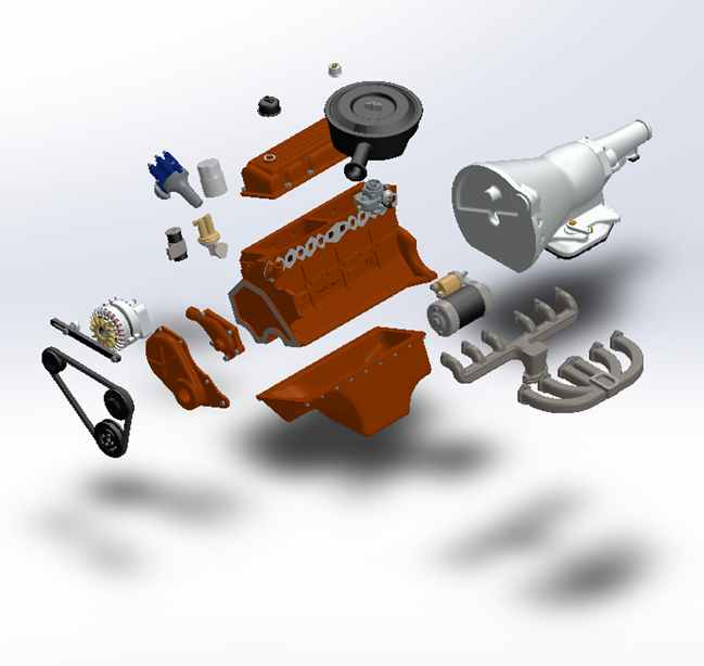 Mopar Slant 6 HyperPak Engine Kit